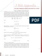 Chapter 3 Web Appendix: Calculation of The Number of Modes For Waves in A Cavity