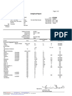 March 2009 Water Analysis