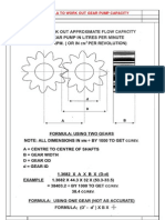 Formula To Work Out Gear Pump Capacity: Please Note: All O.E.M. Names or Numbers Are For Reference Use Only