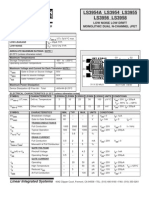 LS3954A LS3954 LS3955 LS3956 LS3958: Linear Integrated Systems
