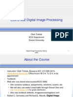 ECES 682 Digital Image Processing: Oleh Tretiak ECE Department Drexel University