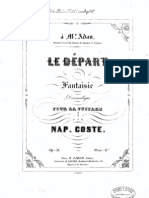 Napoléon Coste, Le Départ Op. 31