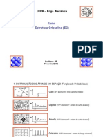 Aula 3 - Estrutura Cristalina (Modo de Compatibilidade) - Cópia