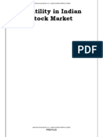 Volatility Indian Stock Market PDF