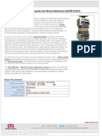 ASTM D1037 Internal Bond Test