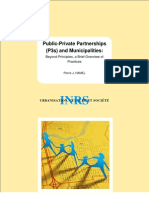 Public Private Partnerships P3s and Municipalities Beyond Principles A Brief Overview of Practices en