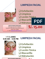 Campaña Limpieza Facial