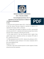 M.SC - Chemistry .Revised