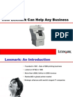 Presentation Lexmark Copier