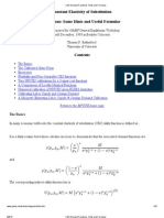 CES Demand Functions - Hints and Formulae