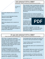 En Que Año Estamos? 5773 o 5983?.pps