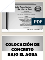 Colocacion de Concreto Bajo Agua PDF