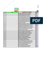 Lista de Asistencia Segundo Bimestre