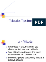 Telesales Tips From A - Z