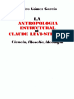 1981 La Antropologia Estructural de Claude Levi Strauss