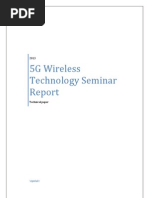 5G Wireless Technology Seminar: Vipinlal.t