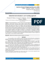 Industrial Electrochemical: A New Teaching Approach: American Journal of Engineering Research (AJER)