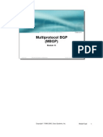 Multiprotocol BGP (MBGP) : 1998-2000, Cisco Systems, Inc. 1