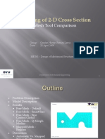 Meshing of 2-D Cross Section: Mesh Tool Comparison