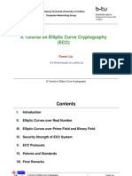 A Tutorial of Elliptic Curve Cryptography