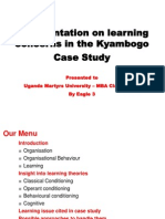 A Presentation On Learning Concerns in The Kyambogo Case Study