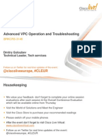 BRKCRS-3146 - Advanced VPC Operation and Troubleshooting