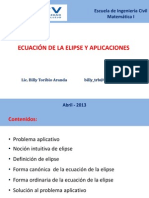 Ecuacuacion de La Elipse