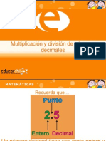 Power Point Multiplicacion y Division Decimales