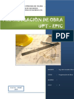 Programacion de Obra - Upt