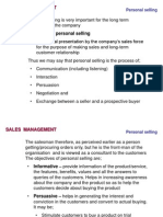 Definition of Personal Selling: Sales Management