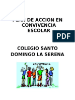 Plan de Accion en Convivencia Escolar