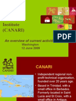 Caribbean Natural Resources Institute (Canari) : An Overview of Current Activities