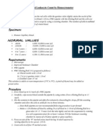 Total Leukocyte Count by Hemocytometer