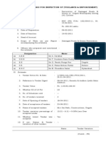 Basic Data of Works For Inspection of (V&e)