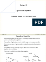 Lecture28 Operational Amplifier