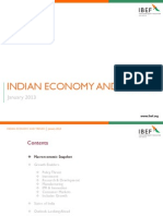 Indian Economy and Trends January 2013