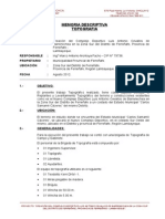 Informe de Levantamiento Topográfico - Ferreñafe