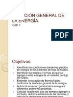 Cap-7 ECUACIÓN GENERAL DE LA ENERGÍA