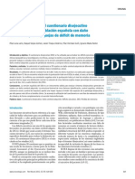 Estructura Factorial Del Cuestionario Disejecutivo. Tirapu-Ústarroz