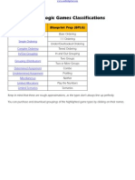 LSAT Logic Games Classifications Cambridge Blueprint Prep