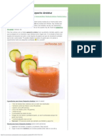 Gazpacho. Receta de Gazpacho Andaluz