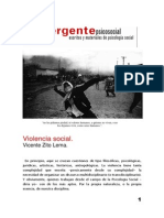 Violencia Social - El Emergente Psicosocial