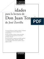 Comprension Lectora Don Juan Tenorio