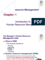 The Presentation On The Basics of Human Resource Management