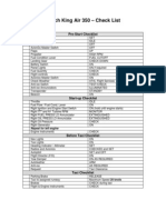 Beech KingAir350 Checklist VAL PDF