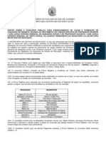 Concurso Seeduc Rio de Janeiro Concurso Professor Docente