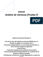 (Prueba F) Anova