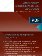 Alteraciones Morfologicas de Los Leucocitos