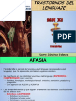 Afasia, Diartria y Dislalia