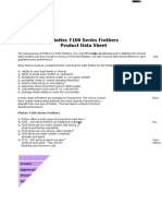 Flottec F100 Series Frothers Product Data Sheet